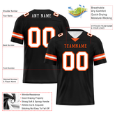 Custom Black Classic Style Personalized Authentic Football Jersey FBJ02-bd0a70c0